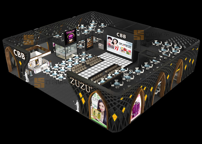 CBB 美博會展位展會設計(圖2)