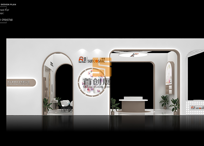 晟祺 美博會展臺設計(圖3)