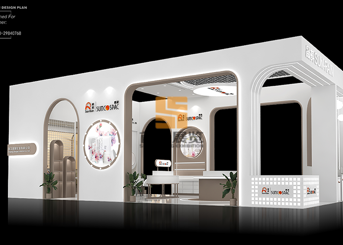 晟祺 美博會展臺設計(圖2)