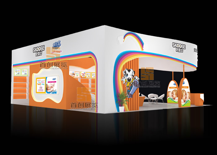 史酷比 母嬰展臺設(shè)計(圖2)