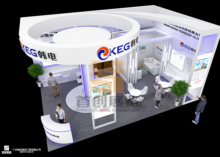 韓電通信 展臺設計搭建(圖3)