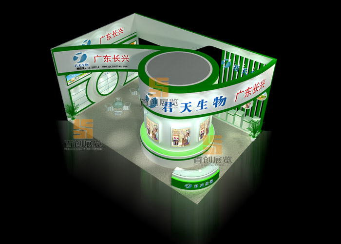 君天生物 醫療醫藥展會裝修設計(圖2)