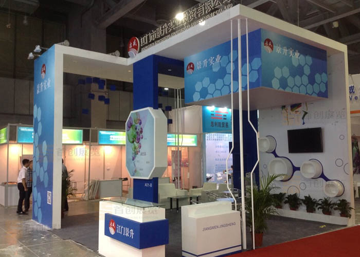 景升 橡塑涂料展會裝修設計(圖2)