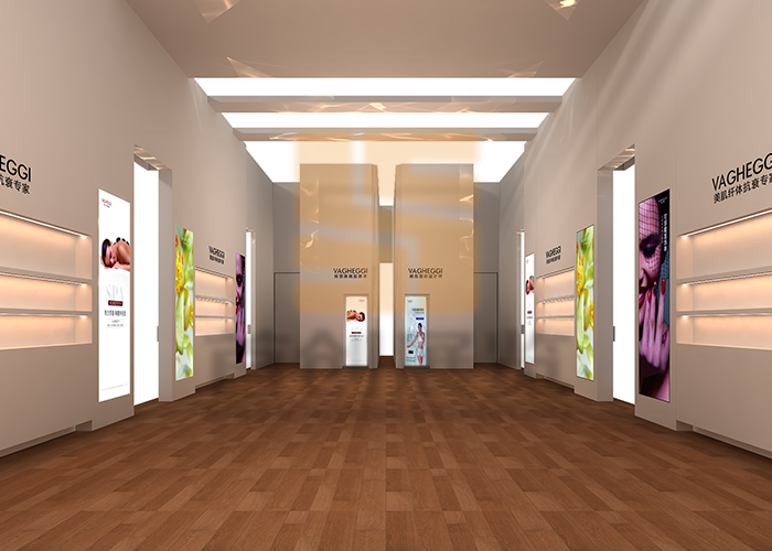 北京明格美醫 展臺裝修設計(圖1)