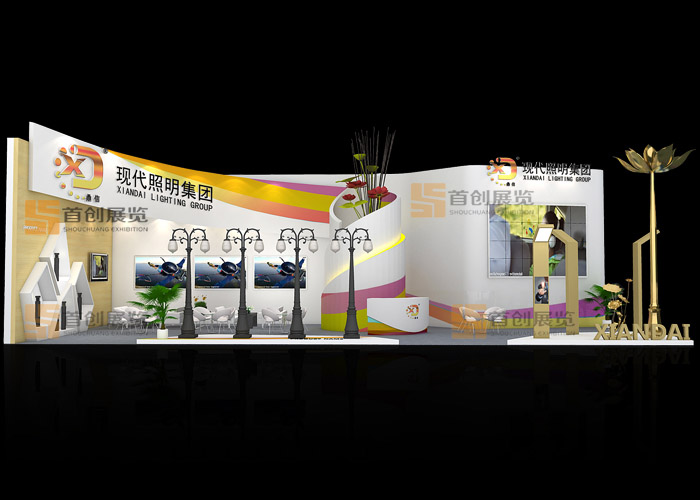 現代 照明展臺設計(圖1)