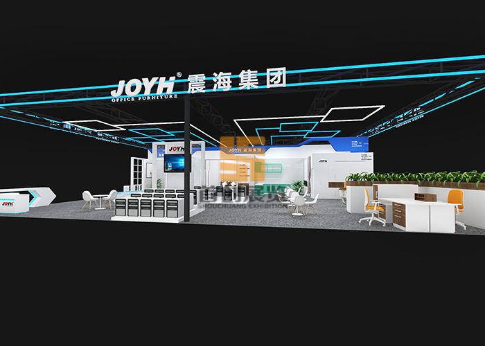 震海效果圖 家博會展覽設計圖(圖2)